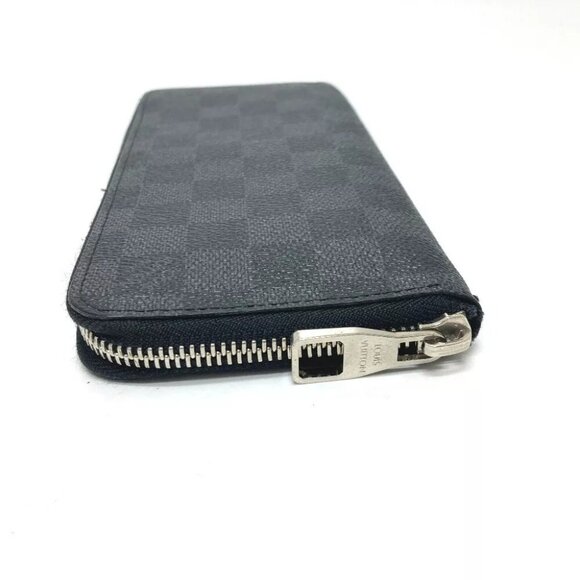 LOUIS VUITTON N63095 Zippy Wallet-Vertical Long Wallet Black/SilverHardware - Picture 4 of 16